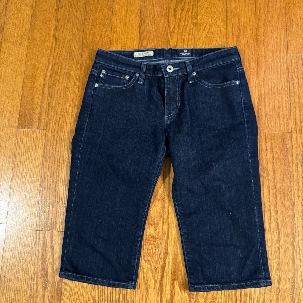 AG Dlue Denim Bermuda Shorts Women’s Size 27